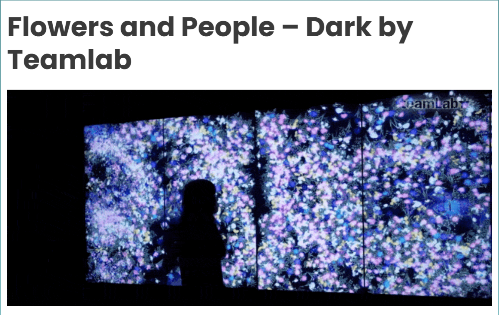 This video demonstration is similar to our project idea, where the sensors detect motion and trigger projections.